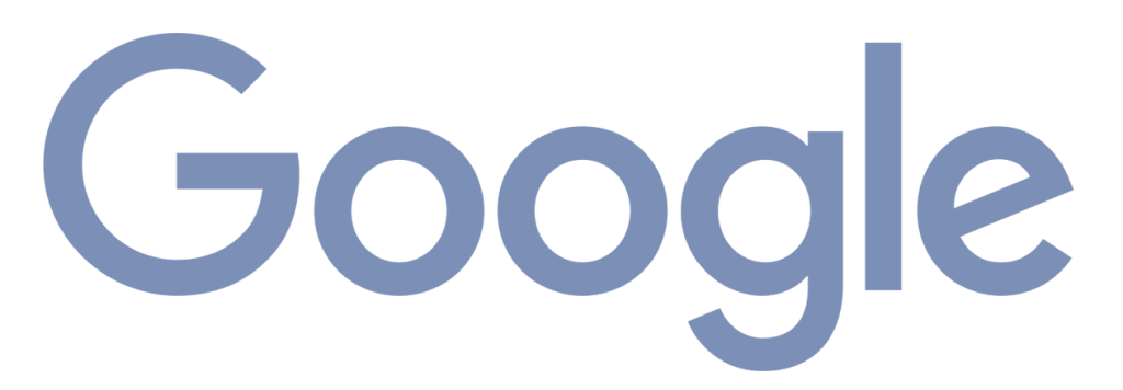 Faded Color Google Logo For BlueMarket Systems Website