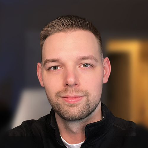 A smiling photograph of Brad Pelchat the founder of BlueMarket Systems